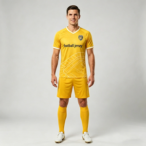 Nouveaux Kits de Football Premium 2026 – Maillots de <span class=keywords><strong>Foot</strong></span> Manches Courtes Grande Taille pour Hommes – Tenues d'Équipe Personnalisables avec Logo – Survêtements - Product Image 2