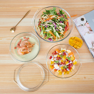 <span class=keywords><strong>Cocotte</strong></span> en Verre Borosilicaté Résistante au <span class=keywords><strong>Four</strong></span> avec Couvercle pour Cuisine et Table - Product Image 3