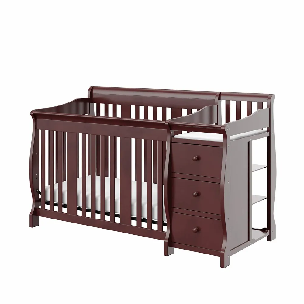 Best selling solid wood multi-purposes baby cribs with drawers