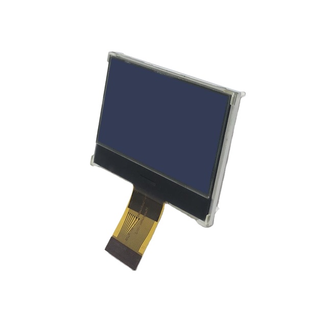 Monochrome Blue/ White 128x64 Graphic LCD Display Module 12864 Small Size Dot Matrix Lcd Screen COG FPC Negative