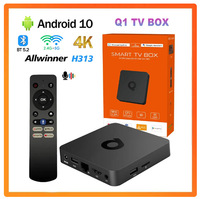 Nuevo Decodificador de TV Android 10 Q1 para Comercio Exterior con Procesador Dual-Band 5G WiFi para Redes 5.2 4K HEVC H.265
