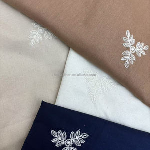 2025 nouveautés 15% Ramie 85% tissu de broderie en mélange de coton solide, tissu brodé <span class=keywords><strong>au</strong></span> <span class=keywords><strong>mètre</strong></span>/<span class=keywords><strong>mètre</strong></span> - Product Image 5