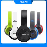 YN vente en gros usine P47 écouteur sans fil filaire prise 3.5mm prise de commutation multi-système BT écouteur sur oreille casque