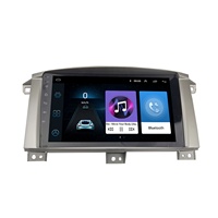 Land Cruiser 100 2002-2007 ve LEXUS LX-470 2003-2007 için 9 İNÇ GPS Radyo Fasyası, 1 Yıl Garantili Stereo Çalar