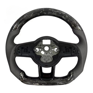 Volante Deportivo Personalizado en Cuero para Volkswagen VW <span class=keywords><strong>GTI</strong></span> Polo CC <span class=keywords><strong>Golf</strong></span> 7 R Passat MK6 GTD MK7 MK5 - Product Image 3