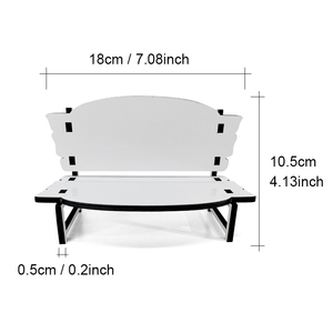 Personalized Eco-Friendly Wooden MDF <strong>Memorial</strong> <strong>Bench</strong> Sublimation Blank Printable Photo <strong>Bench</strong> Painted Technique - Product Image 4