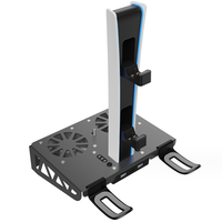Station d'accueil de charge pour PS5 Slim Console Game Controller Base de charge pour PS5 Slim VR Headset Storage Stand Hanger