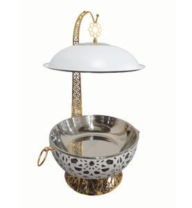 Réchaud à nourriture grande capacité, réchaud à <span class=keywords><strong>buffet</strong></span> de luxe, ensemble de réchauds à <span class=keywords><strong>buffet</strong></span> dorés pour mariage - Product Image 1