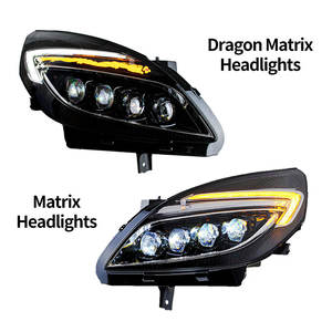 11-20 para montaje de faro Buick GL8 'Fathead Fish' modificación lámpara de cristal matriz LED flujo de luz de circulación diurna nuevo 12V - Product Image 4