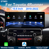 STWEI pour Toyota 4 Runner 2010-2022, autoradio multimédia 15,6 pouces, lecteur vidéo DVD, Android 14, Carplay, navigation GPS automatique