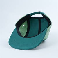 Gorros de campamento no estructurados de 5 paneles bordados personalizados, gorros de correr de algodón con logotipo bordado en diferentes colores
