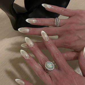 Uñas Postizas de Salón Cortas, Pre-diseñadas, de Cobertura Completa, en Material ABS, con Etiqueta Privada, en Nuevos Colores - Product Image 6