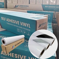Vinyle imprimable avec des imprimantes ordinaires, 140 g, brillant, mat, blanc, impression à solvant écologique, vinyle auto-adhésif
