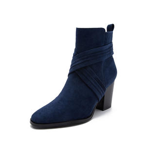 Stivale per donna Bota <span class=keywords><strong>Para</strong></span> Mujer stivale donna autunno inverno Suede a punta a punta <span class=keywords><strong>stivaletti</strong></span> stile Vintage comodo - Product Image 6
