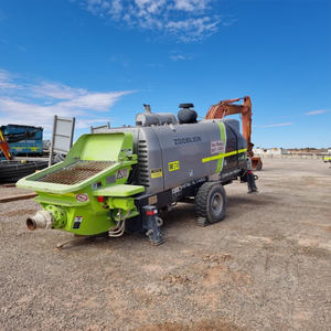 Maquinaria de hormigón de alta confiabilidad Bomba de remolque HBT60.13.118RSD con salida teórica de 67/41m ³/h y potencia de 118kw a la venta - Product Image 1