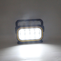 Lampe à main solaire rechargeable LED de haute qualité, portable, pour la randonnée, le camping, multifonctionnelle, lampe à main d'extérieur