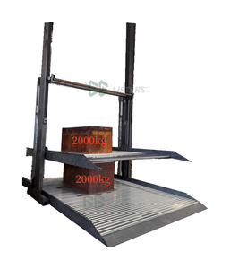 Ascenseur de stationnement de voiture d'empileur triple de deux poteaux équipement en acier de système de stationnement de 3 niveaux pour le stationnement de lot et automatique - Product Image 6