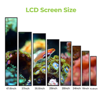 Écran LCD pour bord de rayonnage, affichage numérique publicitaire pour supermarchés, lecteur d'affichage numérique pour rayonnages, moniteur 4K, signalisation numérique, écran LCD étiré