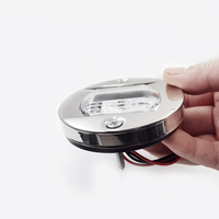 ANHEART 12V 135 Degrés Étanche blanc rond inox vitesse bateau navigation marine led poupe lumière