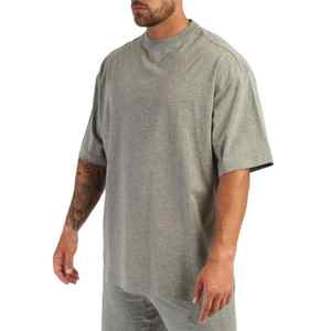 เสื้อเชิ้ตแขนสั้นผ้าฝ้าย100% โอเวอร์ไซส์สำหรับผู้ชายแฟชั่นใหม่สำหรับฤดูร้อนน้ำหนักมาก - Product Image 1