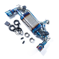 Sistema de Escape Trasero Deportivo Valvetronic de Aleación de Titanio para Mitsubishi Lancer Evo X 2.0T 2008-2015