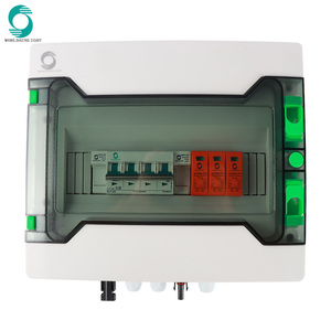 WSDB-PV1/1 IP65 étanche 1 entrée 1 sortie 1 chaîne 16A 1000V DC PV panneau solaire boîte de combinaison de puissance pour système de réseau de panneaux solaires - Product Image 1