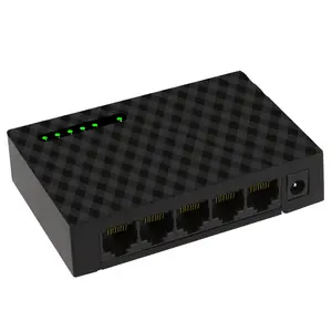 DIEWU Venda inteira 5 porta 1G interruptor ethernet barato