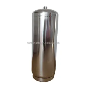 35L Empty Stainless Cylinder Extinguisher Cylinder Trolley Cylinder Gas Tank Air Bottle Fire Fighting Anshengfire Stainless