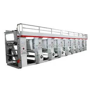 Auto Register Pvc Film Gravure Used Rotogravure Printing Machine With 8 Colour