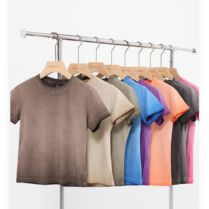 เสื้อยืดผู้หญิงฤดูร้อน พิมพ์ลายตามสั่ง สีพื้นเรียบ นุ่ม พิมพ์สกรีน รุ่นเสื้อยืดสั่งทำพิเศษ - Product Image 2