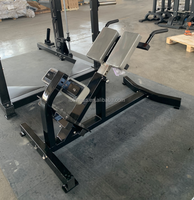 Chaise romaine professionnelle pour hyperextension, banc réglable de qualité commerciale pour l'entraînement des fessiers, des ischio-jambiers et du tronc