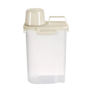 Rice Storage <b>Container</b> 2.5L With Handle For Kitchen Grain Storage - Product Image 5