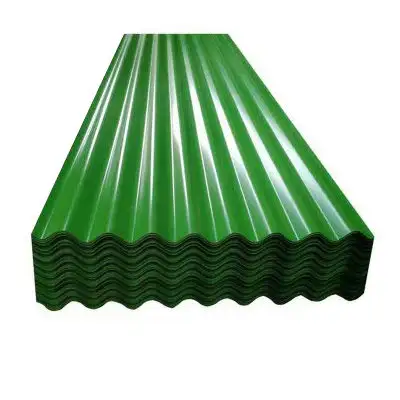 Çin üretici yeşil çatı levhaları ppgi renk oluklu çatı paneli fiyat