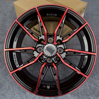 Vente directe d'usine R13 13 pouces de large 5.5 alliage coulé jante de roue à rayons multiples pour porches Ssr Mk2 Kia Cd5 voiture