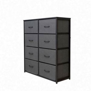 Commode autoportante moderne en tissu pour salon, durable, avec panneaux en MDF et acier inoxydable, en pin, disponible en plusieurs couleurs - Fournisseur en gros - Product Image 1
