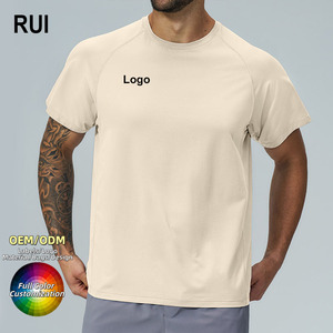 RUIQUWIN Camiseta Deportiva de Verano para Hombre, de Secado Rápido, Transpirable, para Gimnasio, Deportes al Aire Libre - Product Image 1