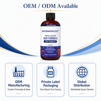 Formula Cairan Rambut Harian 473ml Blueberry Pomegranate Penunjang Pertumbuhan Rambut & Kulit Bebas Gula Suplemen Diet