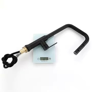 Современный кухонный смеситель из матовой нержавеющей стали с одной ручкой, вращением на 360 градусов, выдвижным распылителем, креплением на столешницу, керамическим картриджем - Product Image 6