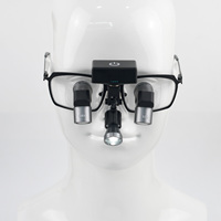 Loupes dentaires TTL Micare JENM-350X+MG-JD2100 3.5X avec lampe frontale LED, 61g, légères, pour chirurgiens dentistes
