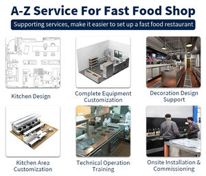Équipement de cuisine de restauration rapide pour les restaurants KFC McDonald's de qualité commerciale - Product Image 3