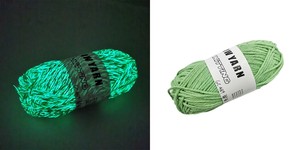 Vòng thủ công kéo sợi <span class=keywords><strong>Polyester</strong></span> dạ quang để Đan Áo len phát sáng chiếc khăn và nhiều hơn nữa - Product Image 3