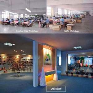 Artisanat bricolage coussinets de plumes naturelles pour femmes chapeau chapellerie pince à cheveux accessoire bandeau Fascinator fleur décor de mariage - Product Image 4