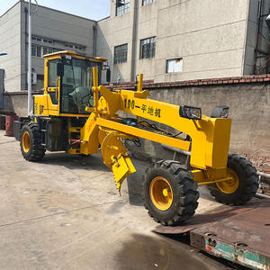 Petite niveleuse à moteur, mini niveleuse avec ripper frontal, bon état, direction flexible, matériel routier, vente directe d'usine - Product Image 4