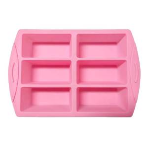 Moule rectangulaire en silicone antiadhésif pour pain et financiers, outils de pâtisserie - Product Image 1