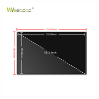Wisecoco Layar Sentuh Panel LCD TFT 10.1 Inci 1280*800 40 Pin Antarmuka MIPI Dsi untuk Peralatan Industri