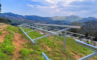 Aluminum Anodized Solar Panel Stand Ground Mount Racking System with High Wind & Snow Load Capacity