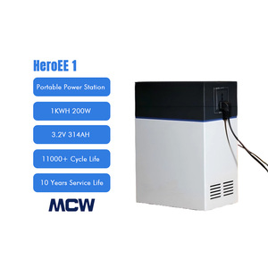 Xách tay 1000wh 200 Wát 3 trong 1 năng lượng mặt trời Máy phát điện ngân hàng điện & trạm với tinh khiết Sine Wave Inverter MPPT điều khiển cho ngoài trời - Product Image 1