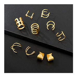 Nouvelles boucles <span class=keywords><strong>d</strong></span>'oreilles en acier inoxydable sans perçage, bijoux réglables, clip <span class=keywords><strong>d</strong></span>'<span class=keywords><strong>oreille</strong></span> hélicoïdal, faux boucles <span class=keywords><strong>d</strong></span>'oreilles, anneau de nez pour femmes et hommes - Product Image 1