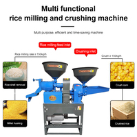 Moulin à céréales automatique personnalisé, broyeur sec, moulin à riz, moulin à grains, machine portable combinée, polisseuse à riz, machines de meunerie