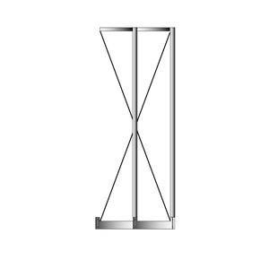 Fami Double Span Tr Series <b>Bracket</b> 700x400x2010 Mm Galvanized For Structural Support - Product Image 1